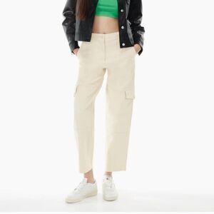 Wilfred Free‎ Maeve Cargo Pants women's size 2 cream utility minimalist
